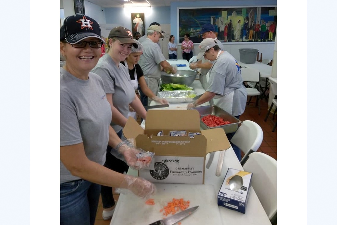 David Weekley volunteers, 2017