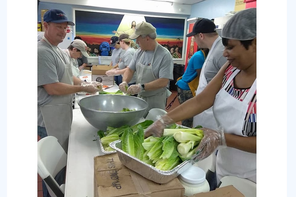 David Weekley volunteers, 2017