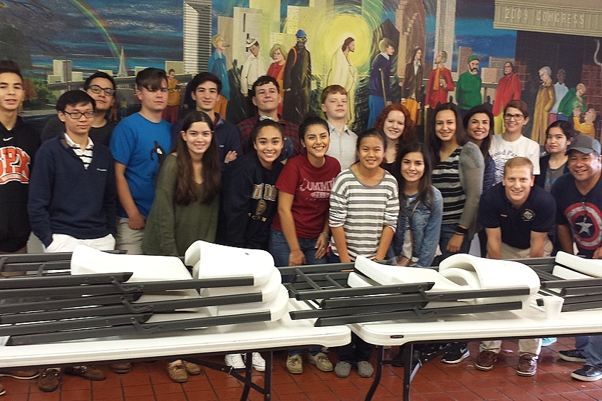 St Theresa Catholic Church volunteers