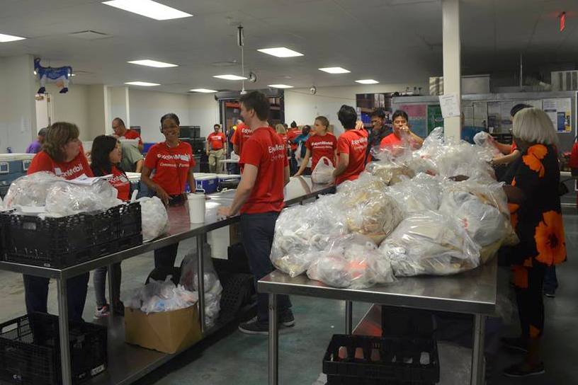 Exxon Mobil volunteers, 2015