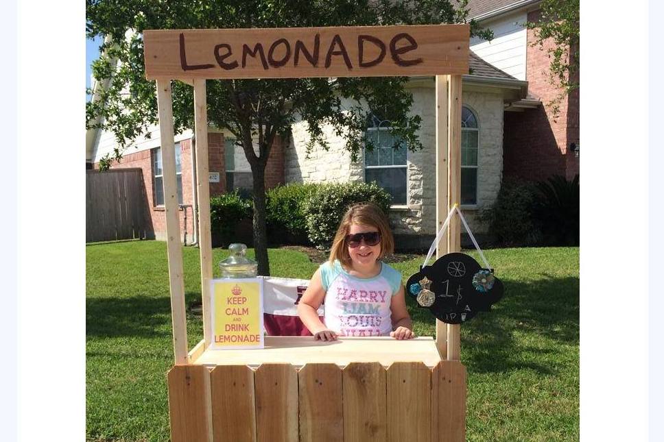 Emrie raised $200 in a weekend for RMH, 2014
