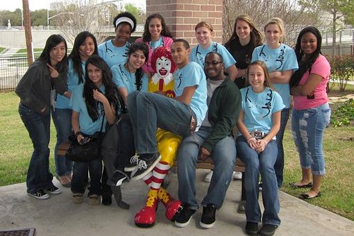 Kingwood Park High School HOSA (Health Occupations Students of America) volunteers, 2011