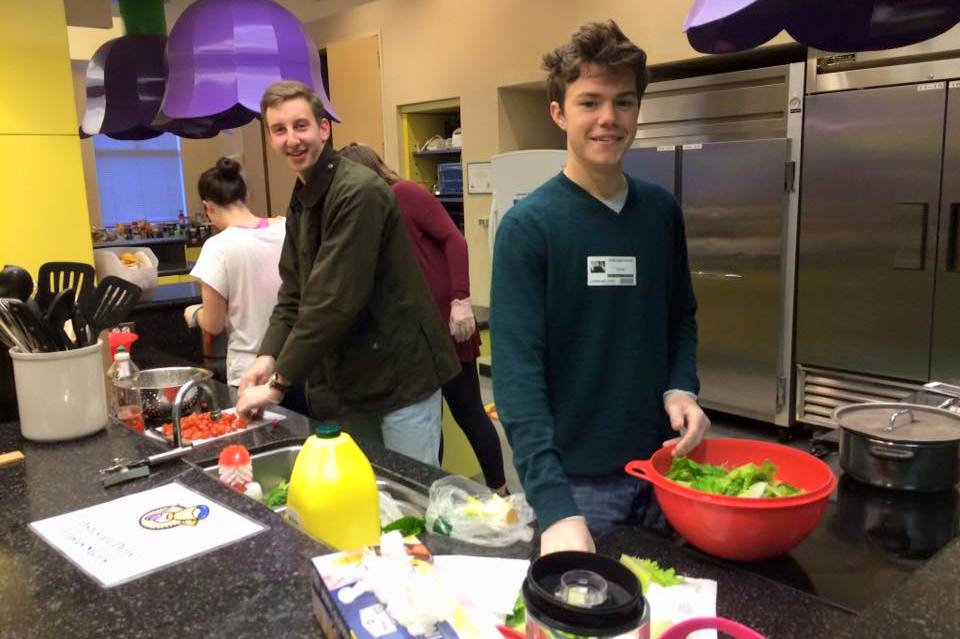 St. John's School volunteers, 2016