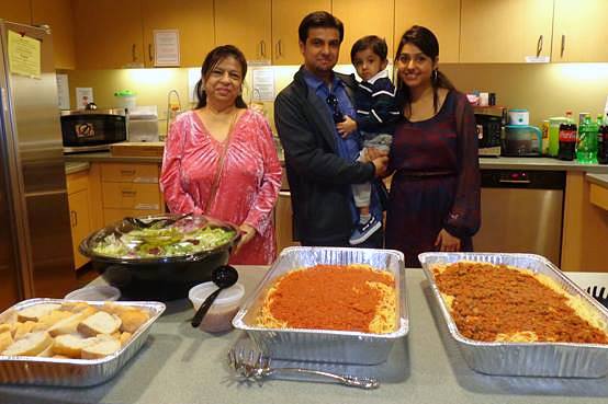 Family donated lunch from Buca de Beppo, 2015
